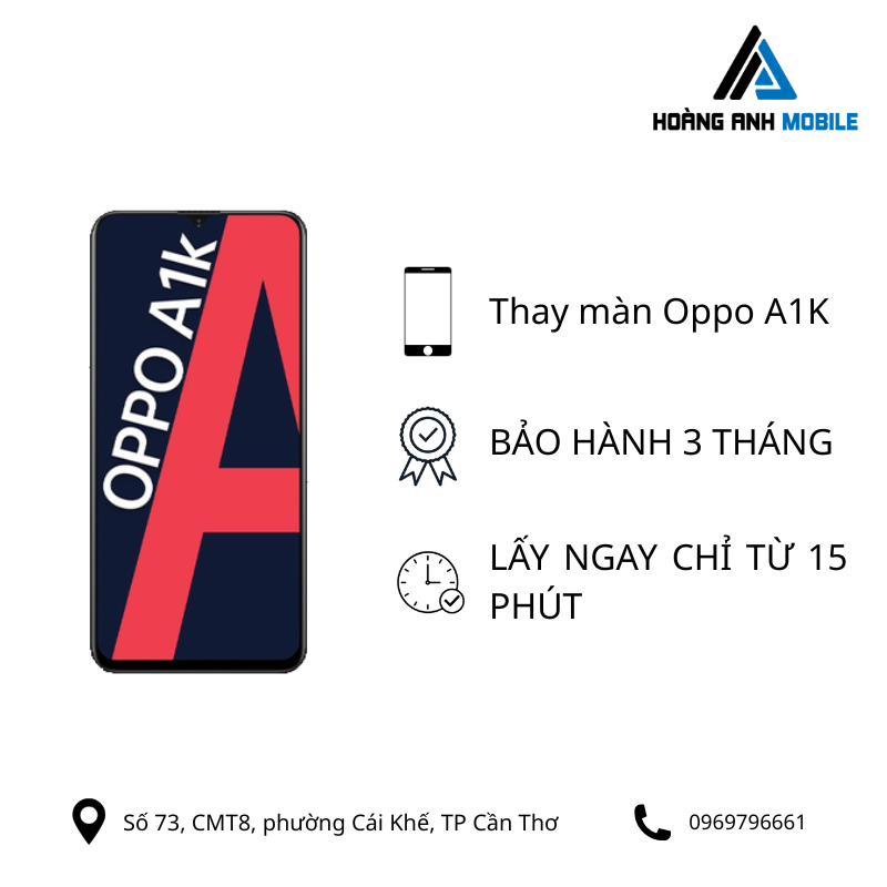 Thay màn hình Oppo A1K