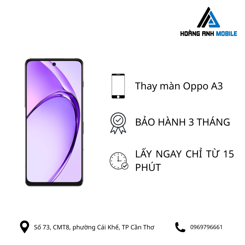 Thay màn hình Oppo A3