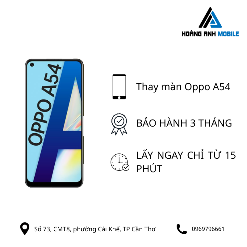 Thay màn hình Oppo A54