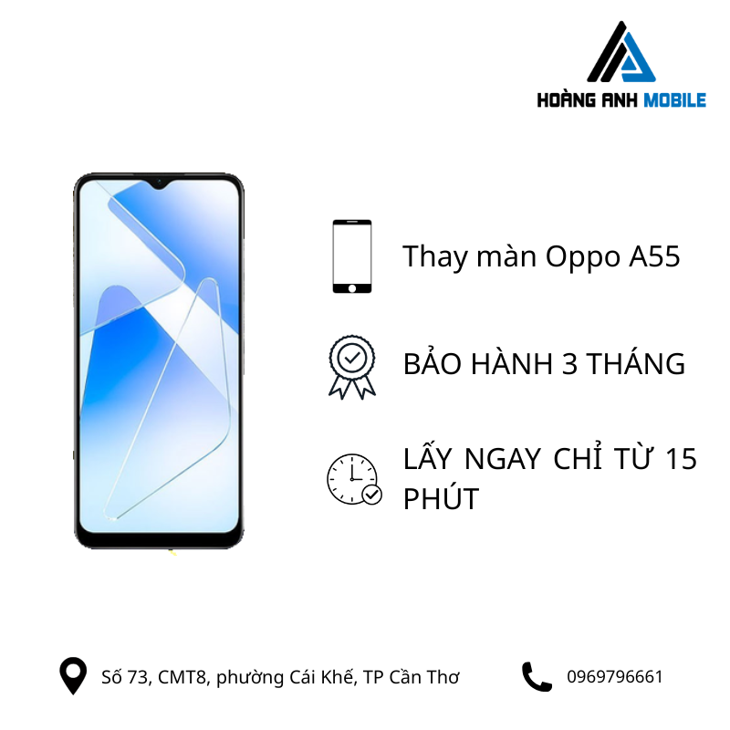 Thay màn hình Oppo A55