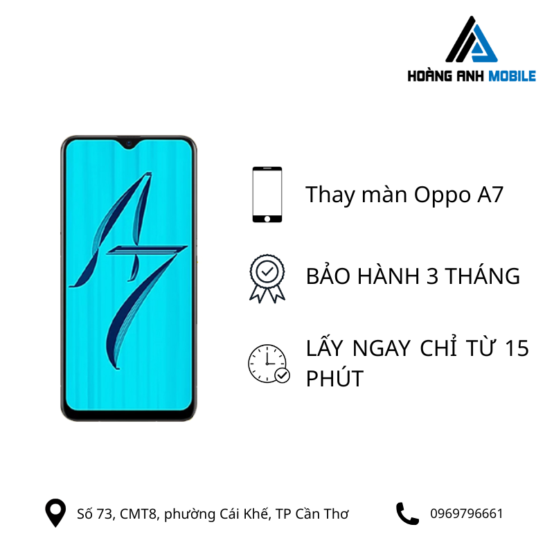 Thay màn hình Oppo A7