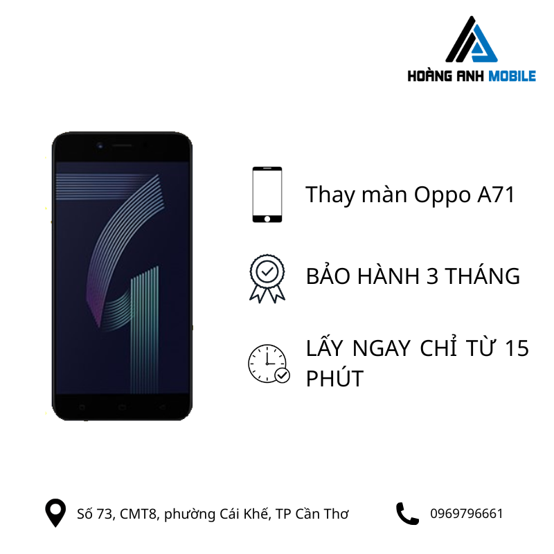 Thay màn hình Oppo A71