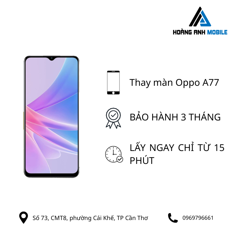 Thay màn hình Oppo A77