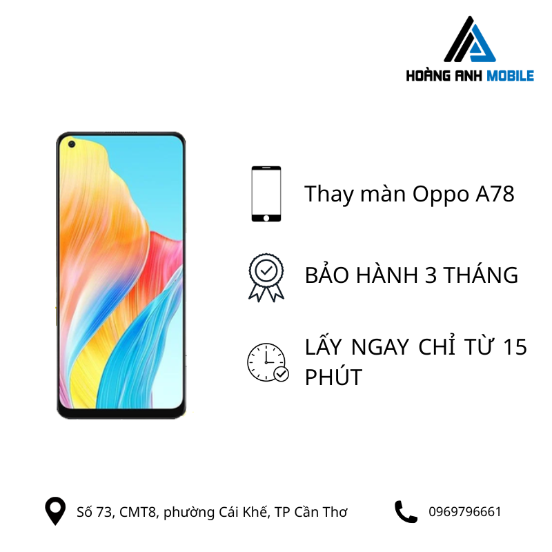 Thay màn hình Oppo A78