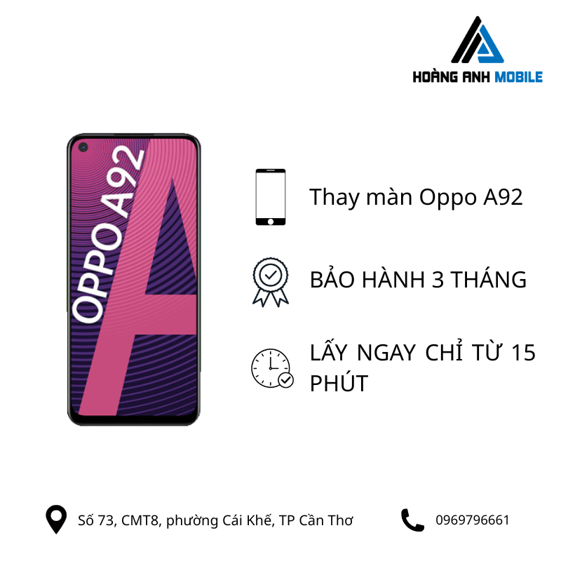 Thay màn hình Oppo A92