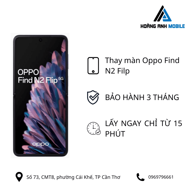 Thay màn hình Oppo Find N2 Filp