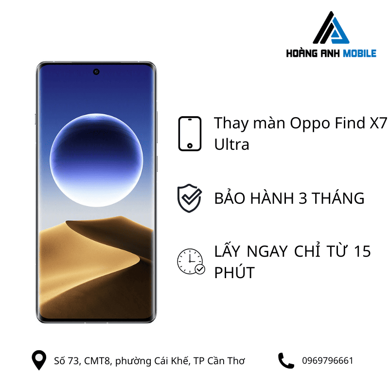 Thay màn hình Oppo Find X7 Ultra