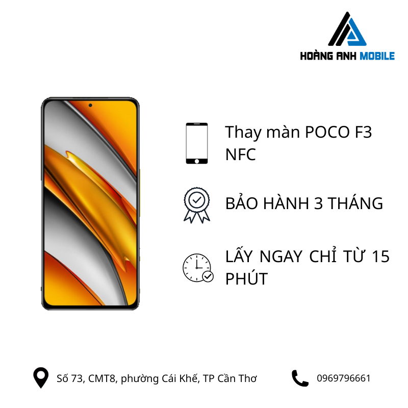 Thay màn hình Poco F3 NFC