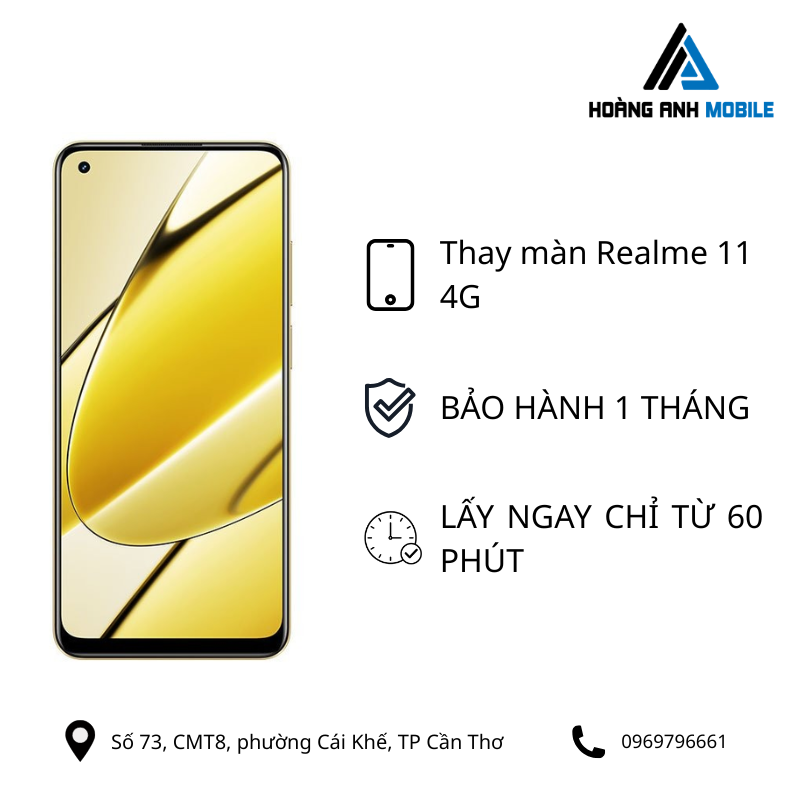 Thay màn Realme 11 4G