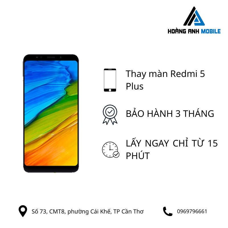 Thay màn hình Redmi 5 Plus