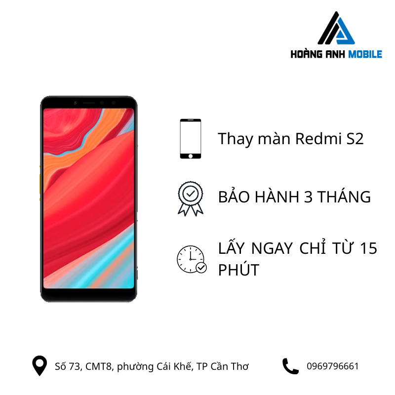 Thay màn hình Redmi S2
