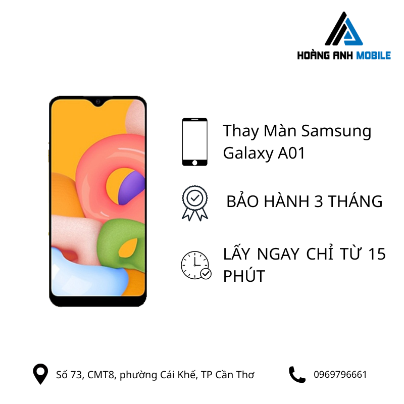 Thay màn hình Samsung Galaxy A01