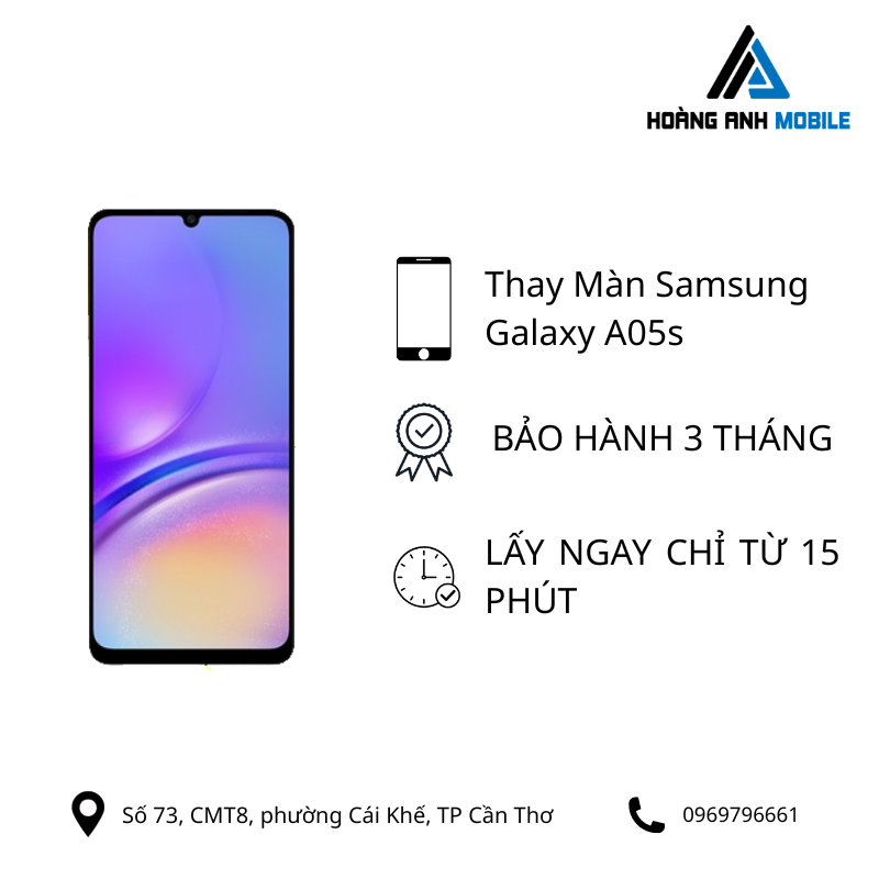 Thay màn hình Samsung Galaxy A05s