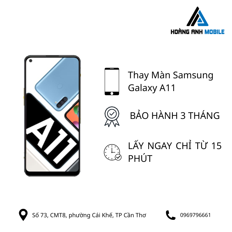 Thay màn hình Samsung Galaxy A11