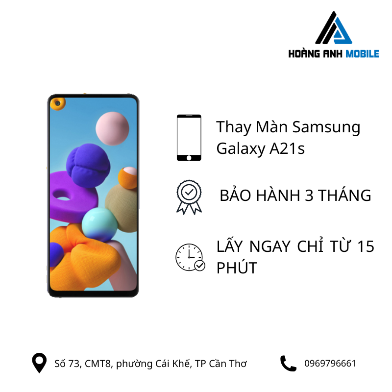 Thay màn hình Samsung Galaxy A21s