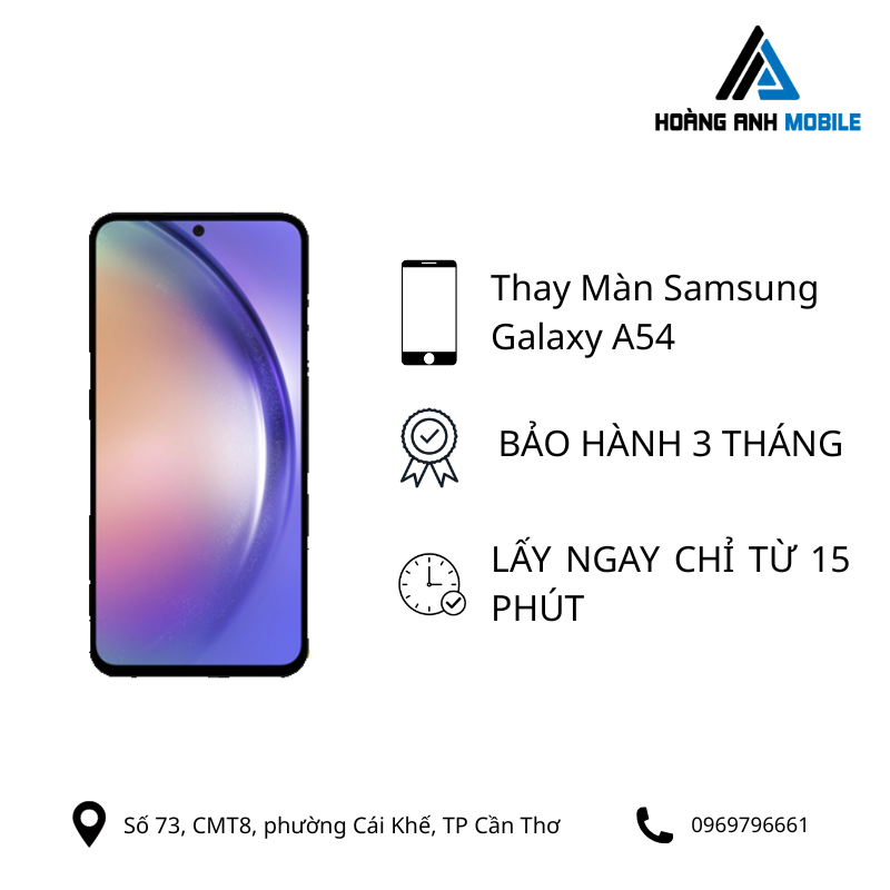 Thay màn hình Samsung Galaxy A54