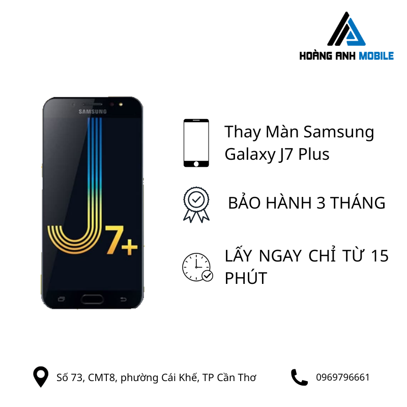 Thay màn hình Samsung Galaxy J7 Plus