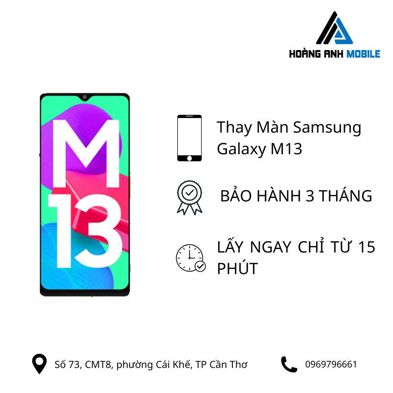 Thay màn hình Samsung Galaxy M13