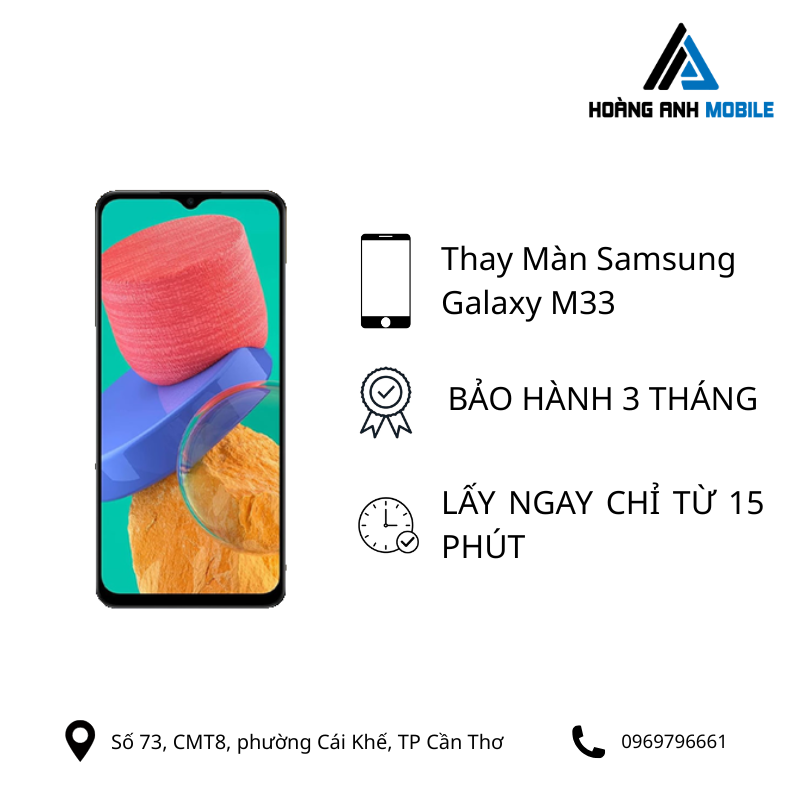 Thay màn hình Samsung Galaxy M33
