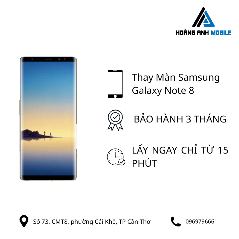 Thay màn hình Samsung Galaxy Note 8