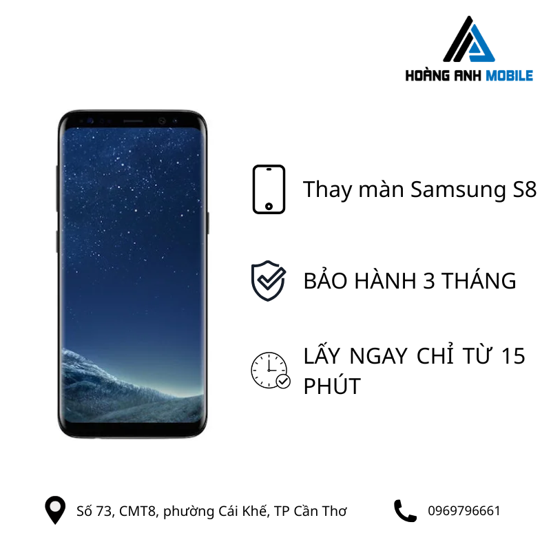 Thay màn hình Samsung Galaxy S8