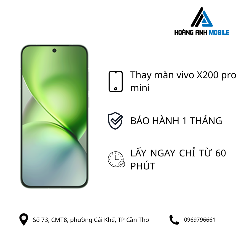 Thay màn vivo X200 Pro mini