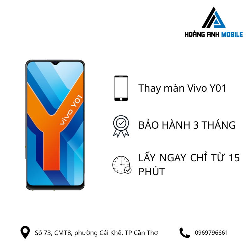 Thay màn hình Vivo Y01