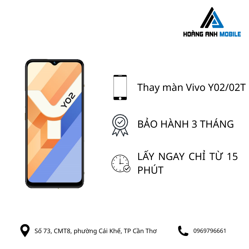 Thay màn hình Vivo Y02/Y02T