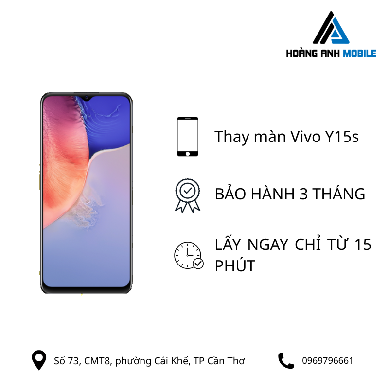 Thay màn hình Vivo Y15s