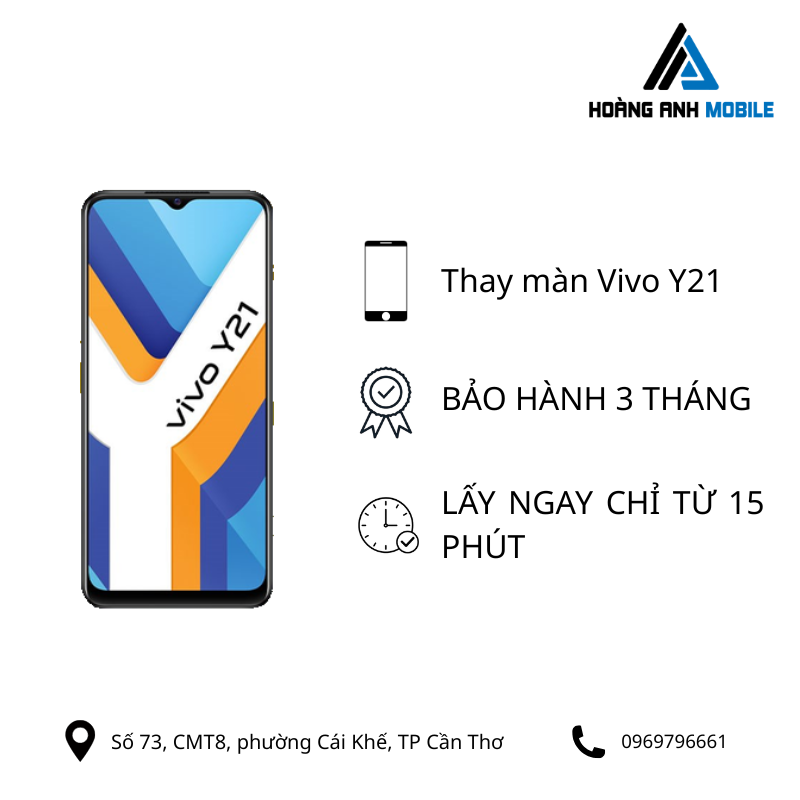 Thay màn hình Vivo Y21