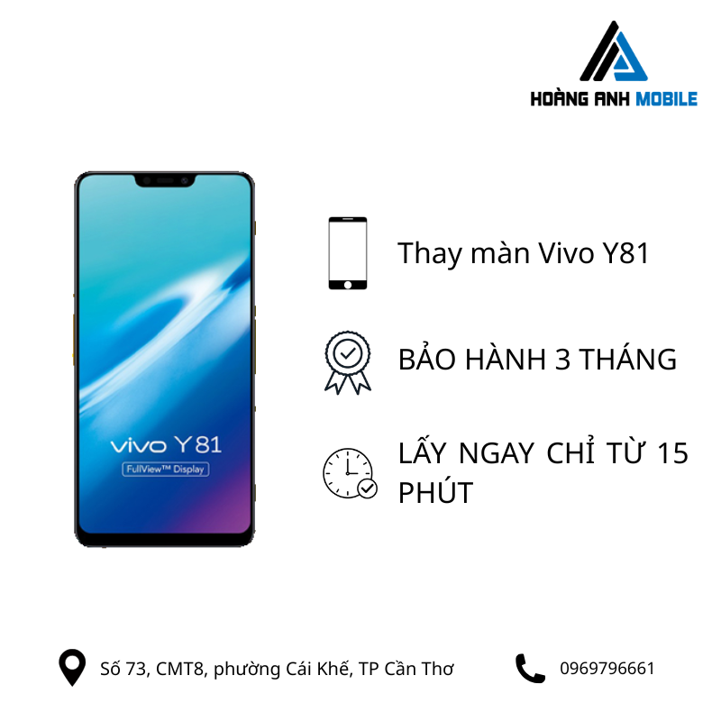 Thay màn hình Vivo Y81