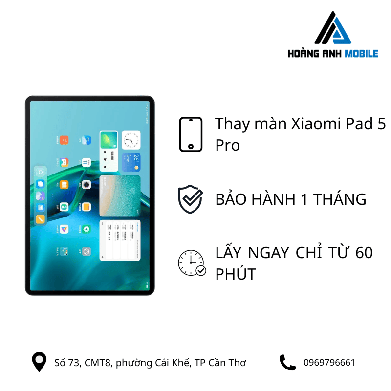 Thay màn Xiaomi Pad 5 Pro