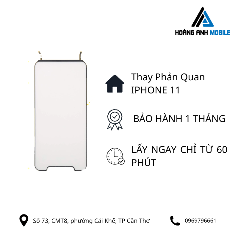 Thay phản quan iPhone 11