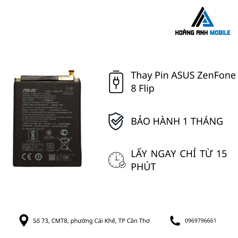 Thay Pin ASUS ZenFone 8 Flip