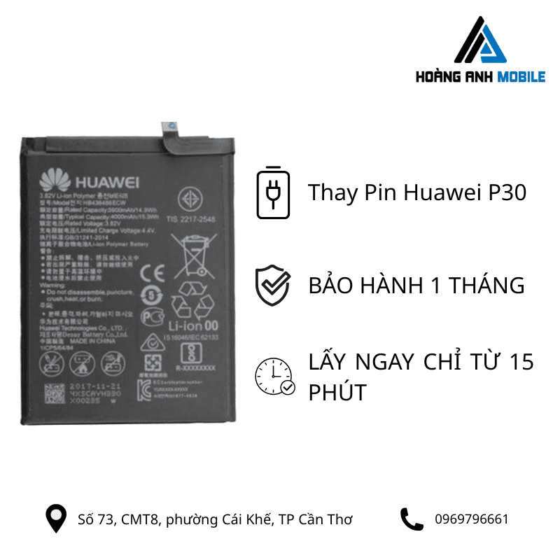 Thay Pin Huawei P30