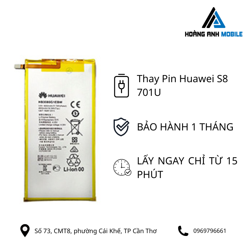Thay Pin Huawei S8 701U