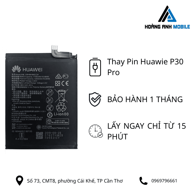 Thay Pin Huawie P30 Pro