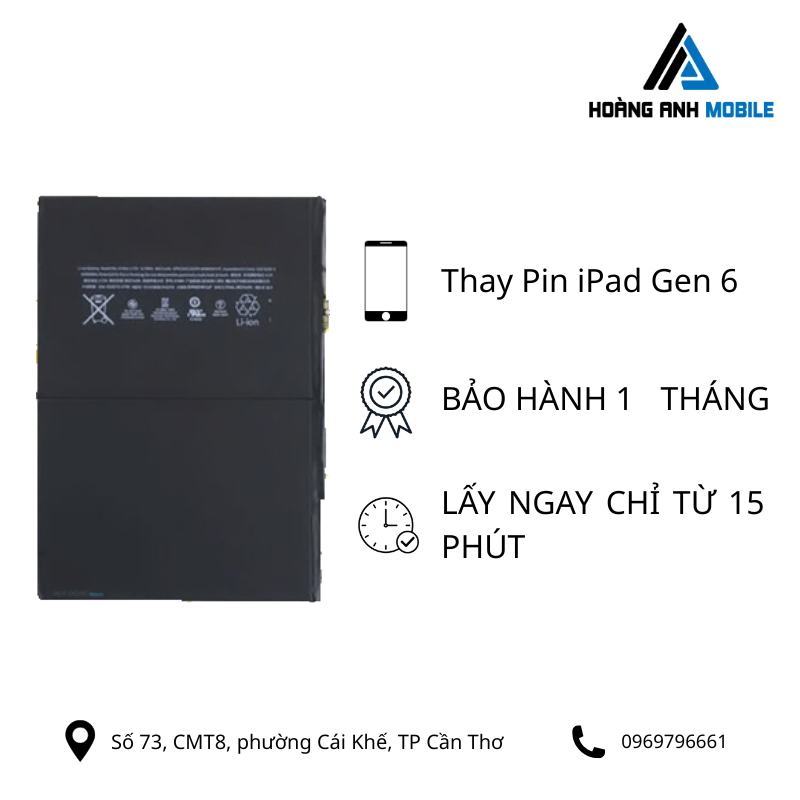 Thay Pin iPad Gen 6