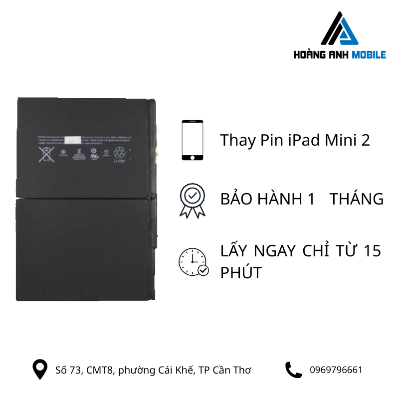 Thay Pin iPad Mini 2