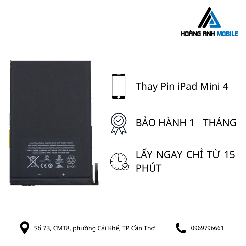 Thay Pin iPad Mini 4
