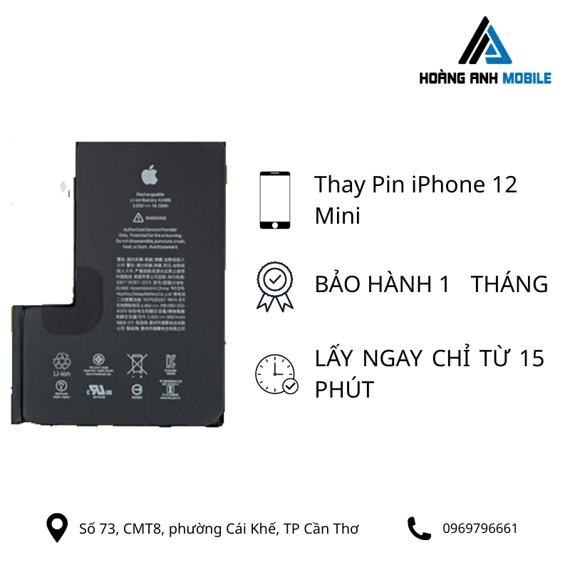 Thay Pin iPhone 12 Mini