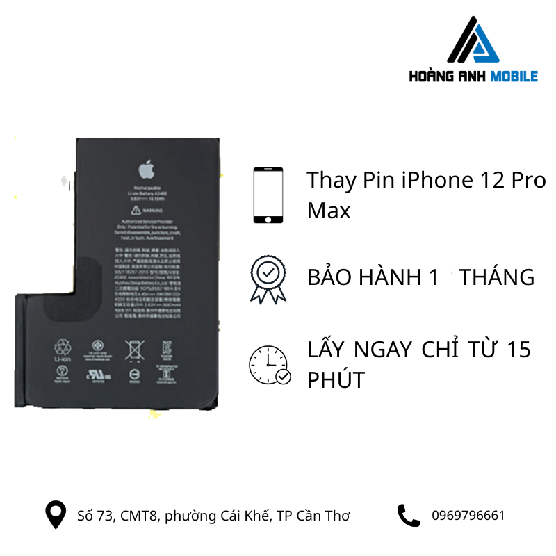 Thay Pin iPhone 12 Pro Max