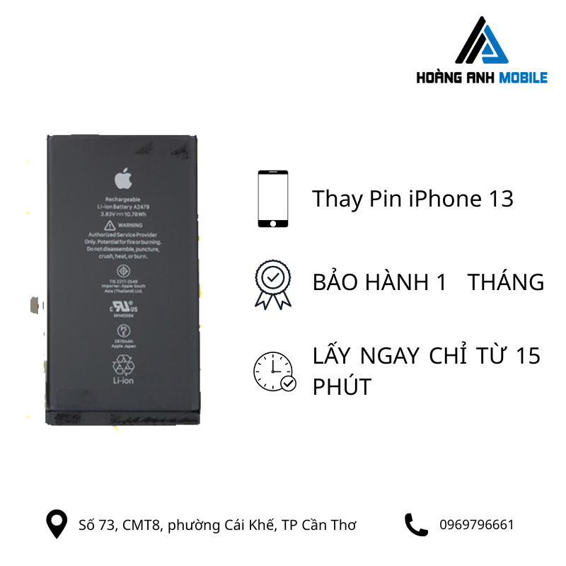 Thay Pin iPhone 13