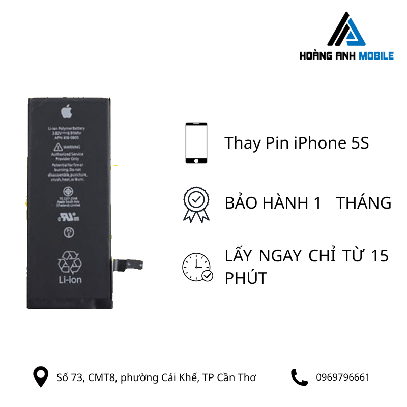 Thay Pin iPhone 5s