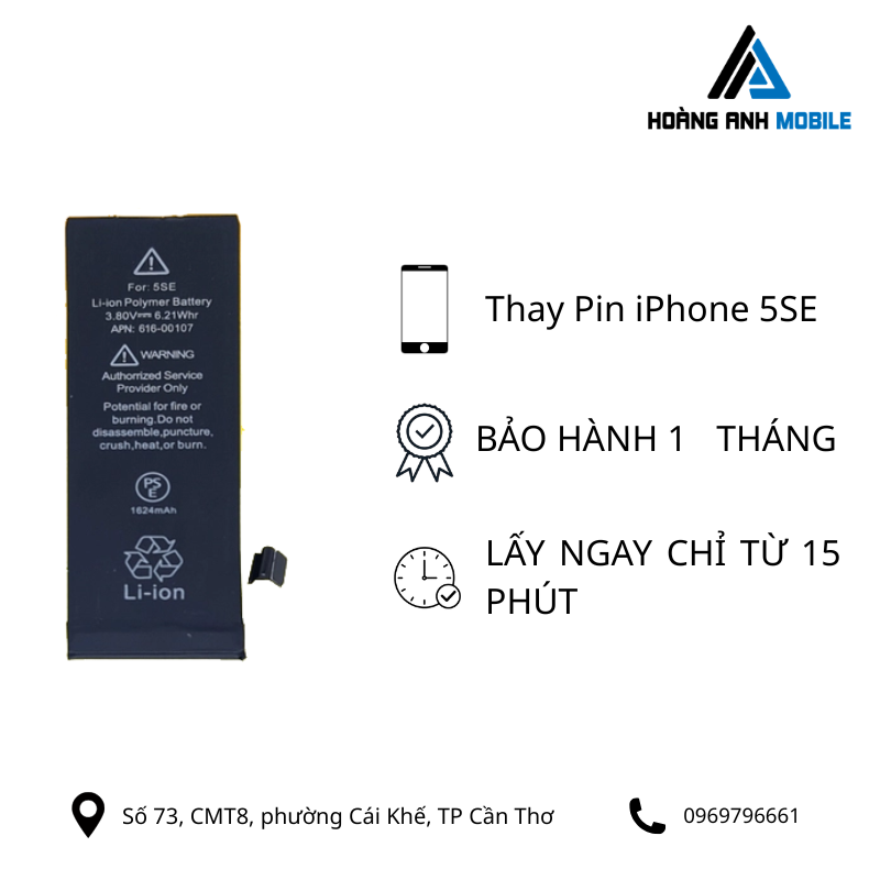 Thay Pin iPhone 5SE