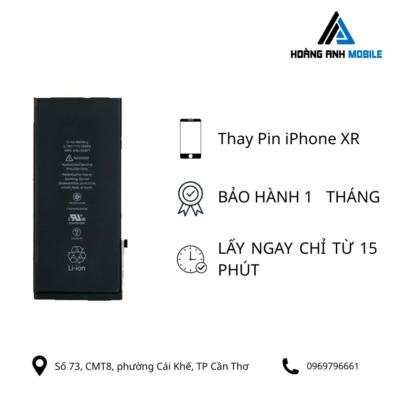 Thay Pin iPhone XR