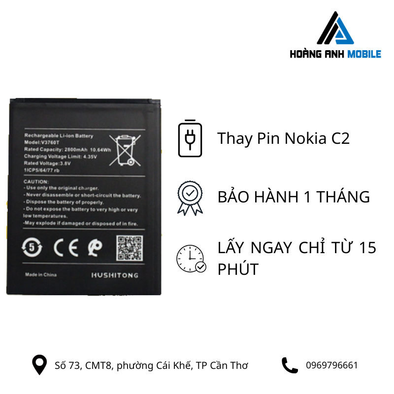 Thay Pin Nokia C2