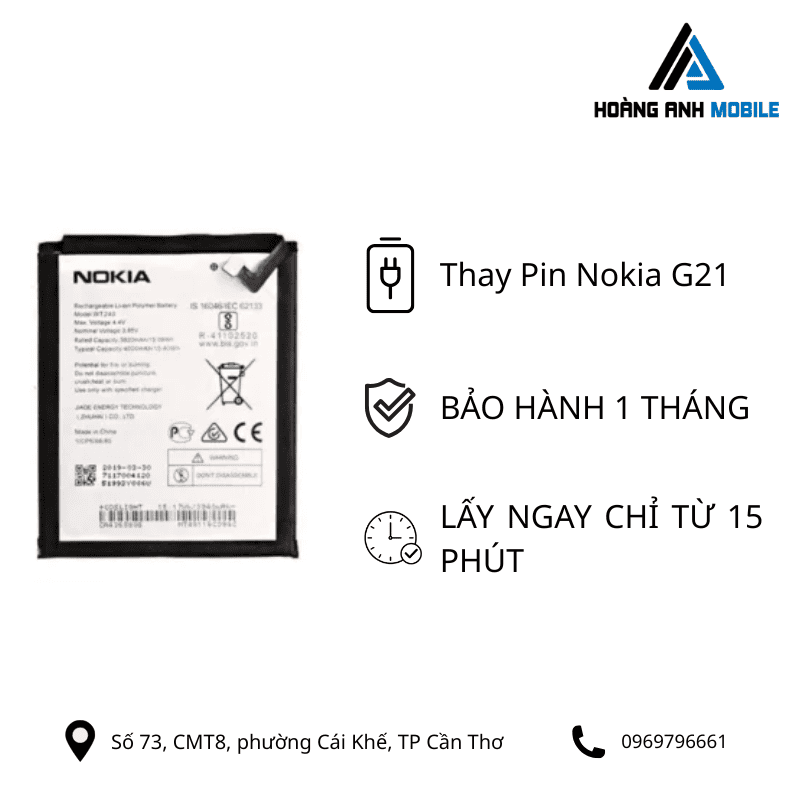 Thay Pin Nokia G21