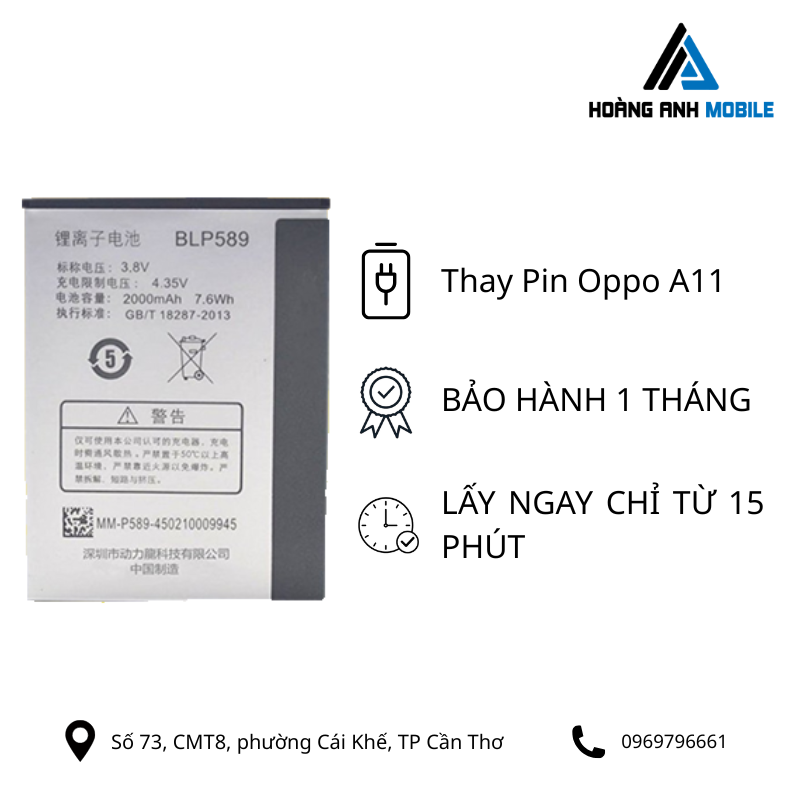 Thay Pin Oppo A11
