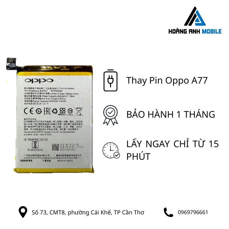 Thay Pin Oppo A77